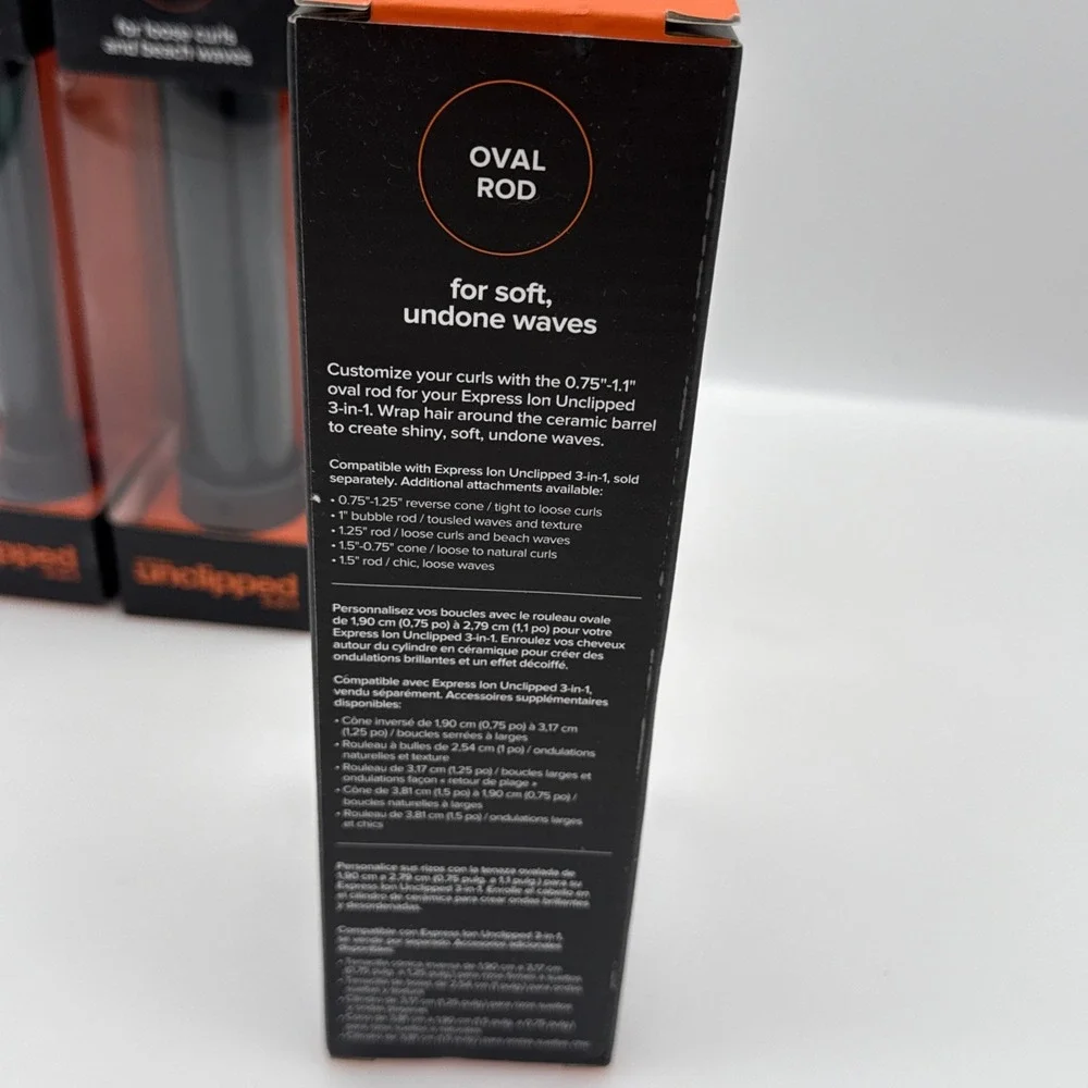 New Paul Mitchell Express Ion Unclipped 3-In-1 Replacement Barrels Lot Of 3